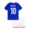 Officiële Voetbalshirt + Korte Broek Frankrijk Mbappé 10 Thuis EK 2024 - Kids